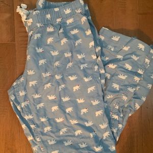 J. Crew Polar Bear Pajama Pants Size S